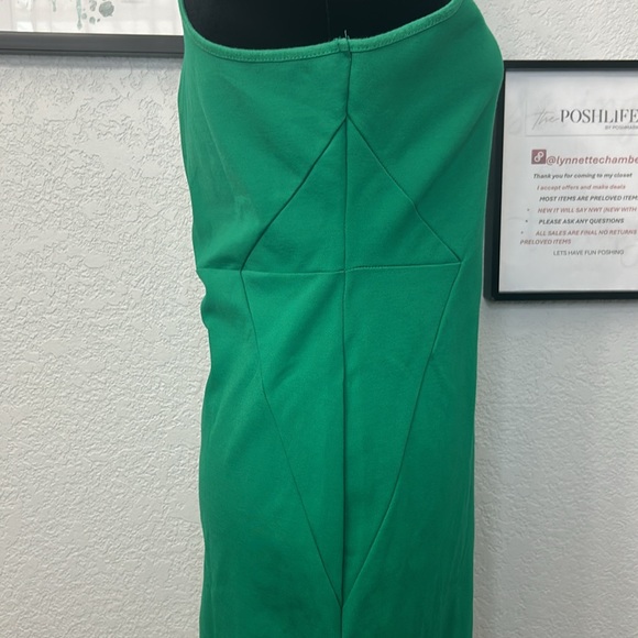 H&M sz medium Green Razorback Midi Dress - Picture 3 of 11